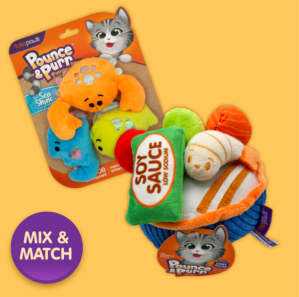Mix & Match: Pounce & Purr® 3-Pack + Deluxe Play Set Combo – Take Paws